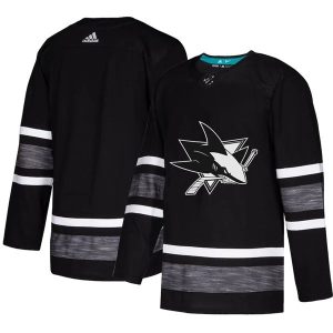 Herren San Jose Sharks Eishockey Trikot Blank 2019 All-Star Schwarz Authentic